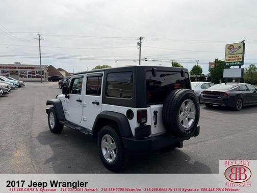 White 2017 Jeep Wrangler Unlimited Sport