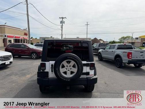 White 2017 Jeep Wrangler Unlimited Sport