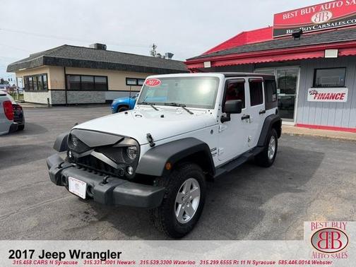 White 2017 Jeep Wrangler Unlimited Sport