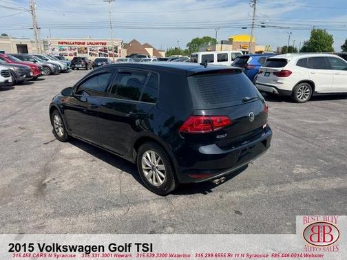 Black 2015 Volkswagen Golf TSI S