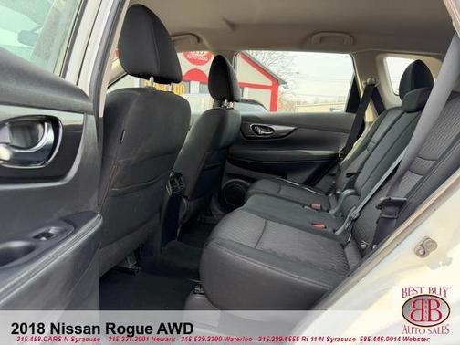 Glacier White 2018 Nissan Rogue S