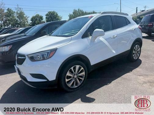White 2020 Buick Encore Preferred