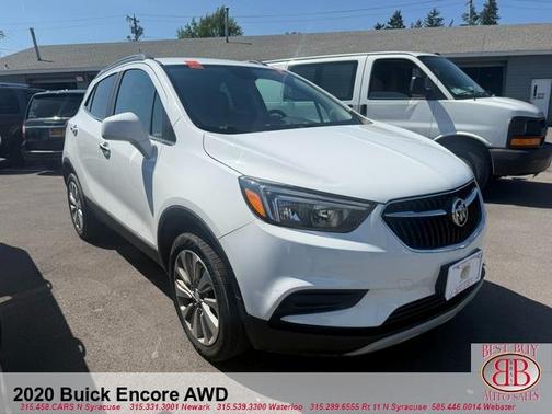 White 2020 Buick Encore Preferred