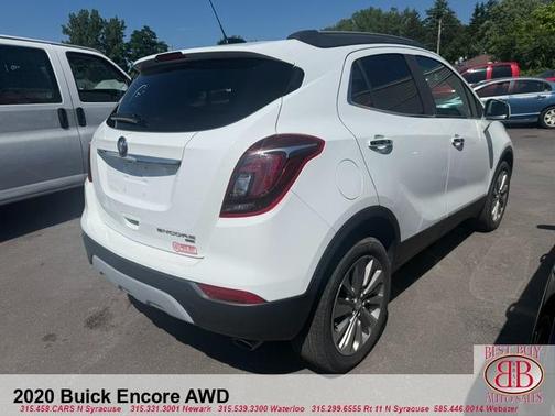 White 2020 Buick Encore Preferred