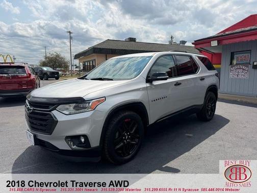 Black 2018 Chevrolet Traverse Premier