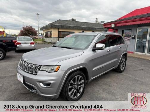 Gray 2018 Jeep Grand Cherokee Overland