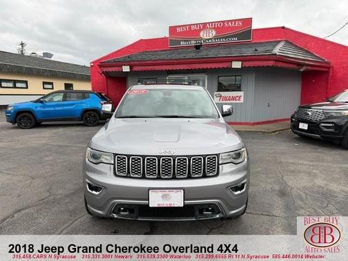 Gray 2018 Jeep Grand Cherokee Overland