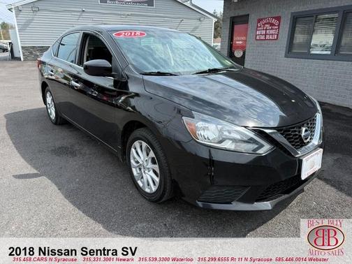 Black 2018 Nissan Sentra SV