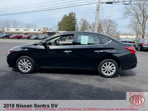 Black 2018 Nissan Sentra SV