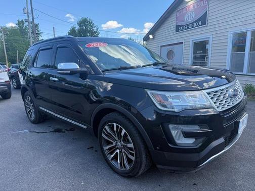 Black 2016 Ford Explorer Platinum