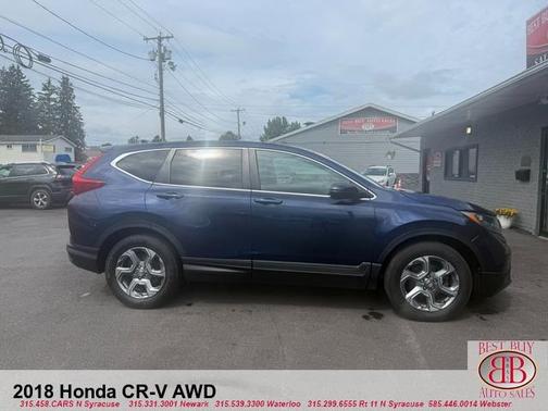 Blue 2018 Honda CR-V EX