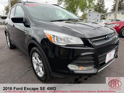 Black 2016 Ford Escape SE