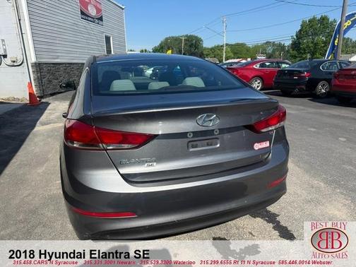 Machine Gray 2018 Hyundai ELANTRA SE