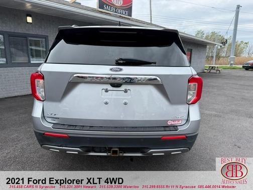 Gray 2021 Ford Explorer XLT
