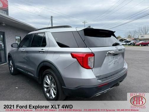 Gray 2021 Ford Explorer XLT
