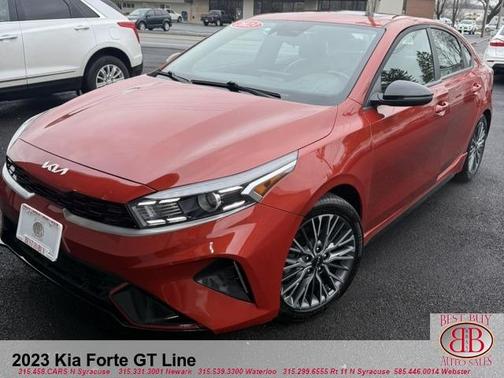 Orange 2023 Kia Forte GT-Line