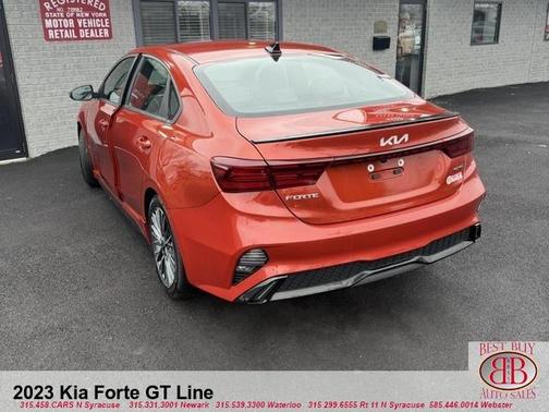 Orange 2023 Kia Forte GT-Line