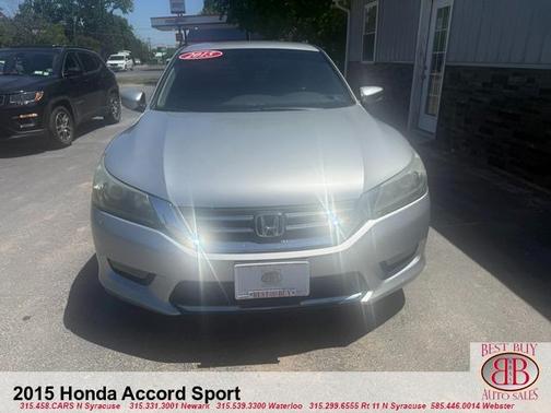 Gray 2015 Honda Accord Sport