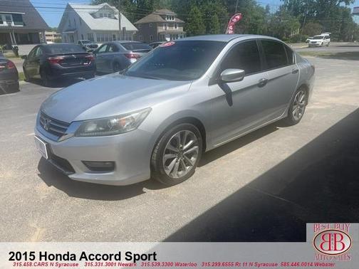 Gray 2015 Honda Accord Sport