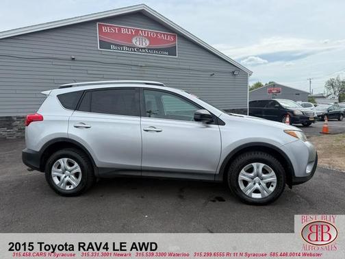 Gray 2015 Toyota RAV4 LE