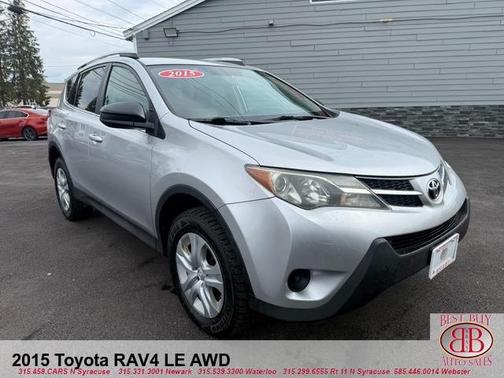 Gray 2015 Toyota RAV4 LE