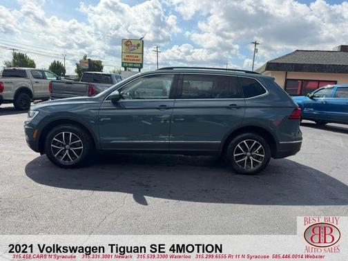 Stone Blue 2021 Volkswagen Tiguan 2.0T SE