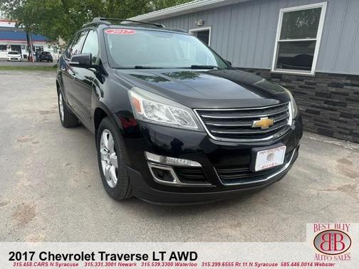 Black 2017 Chevrolet Traverse 1LT