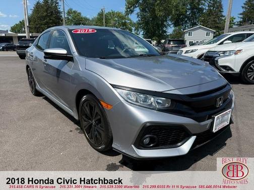 Gray 2018 Honda Civic EX