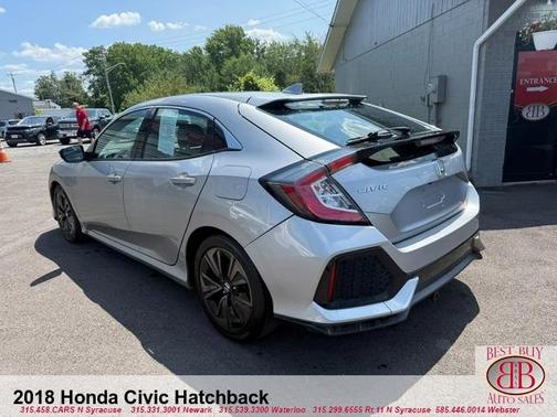 Gray 2018 Honda Civic EX