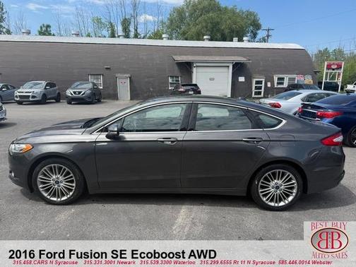 Gray 2016 Ford Fusion SE