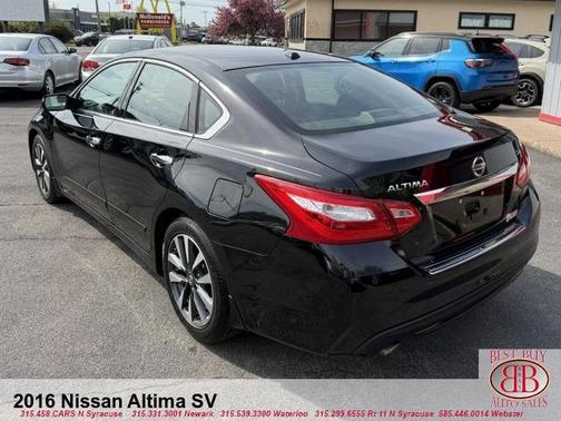 Black 2016 Nissan Altima 2.5 SV