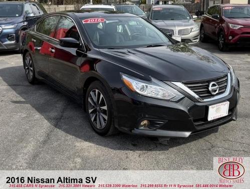 Black 2016 Nissan Altima 2.5 SV