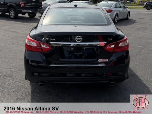 Black 2016 Nissan Altima 2.5 SV