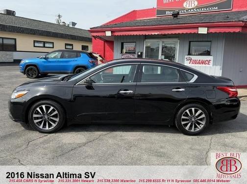 Black 2016 Nissan Altima 2.5 SV