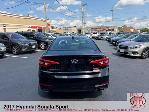Phantom Black 2017 Hyundai SONATA Sport