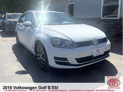 Pure White 2016 Volkswagen Golf SportWagen TSI Limited Edition