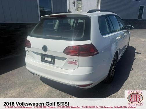 Pure White 2016 Volkswagen Golf SportWagen TSI Limited Edition