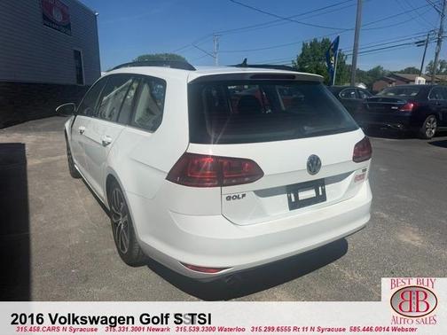 Pure White 2016 Volkswagen Golf SportWagen TSI Limited Edition