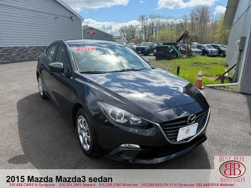Jet Black Mica 2015 Mazda Mazda3 i Sport