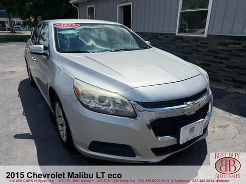 Gray 2015 Chevrolet Malibu 1LT