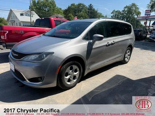 Red 2017 Chrysler Pacifica LX
