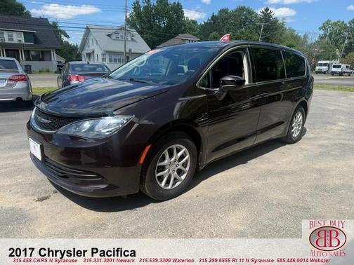 Red 2017 Chrysler Pacifica LX