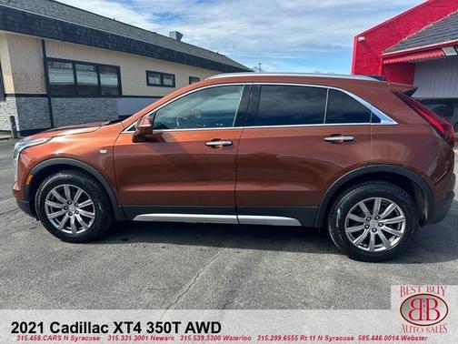 Orange 2021 Cadillac XT4 Premium Luxury
