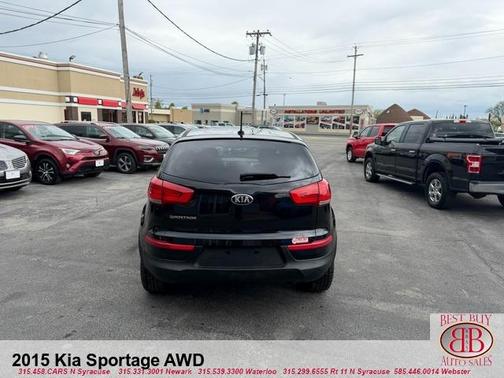 Black 2015 Kia Sportage LX
