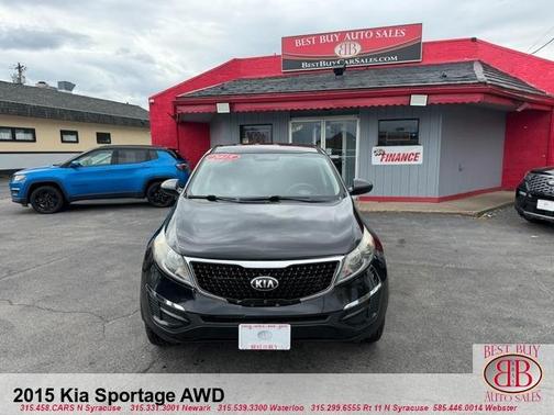 Black 2015 Kia Sportage LX