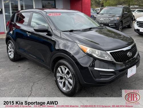 Black 2015 Kia Sportage LX
