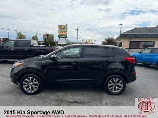 Black 2015 Kia Sportage LX