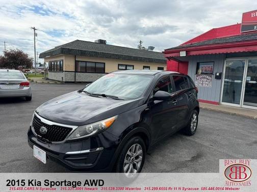 Black 2015 Kia Sportage LX