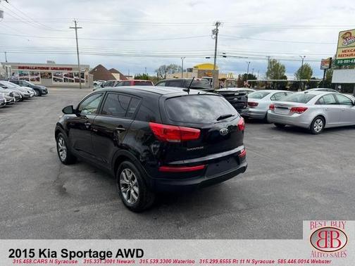 Black 2015 Kia Sportage LX