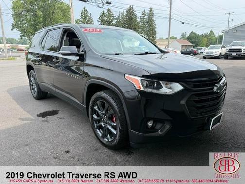 Black 2019 Chevrolet Traverse RS